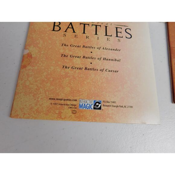 The Great Battles Series Set PC Game Alexander Hannibal Caesar Interactive Magi - Picture 9 of 12